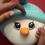 how to make a snowman cake