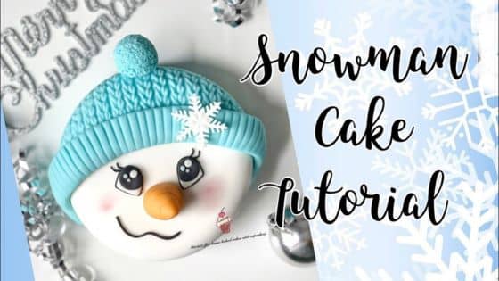 how to make a snowman cake