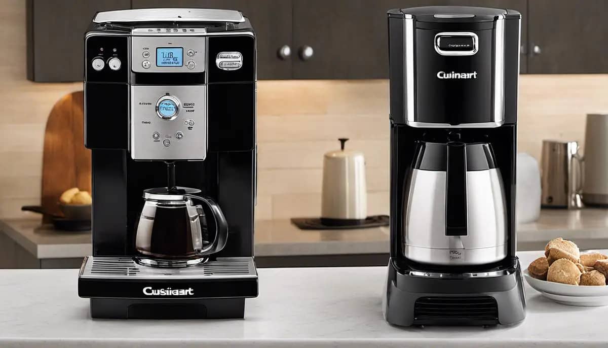 Image of a Cuisinart Coffee Maker showcasing its sleek design and programmable features.
